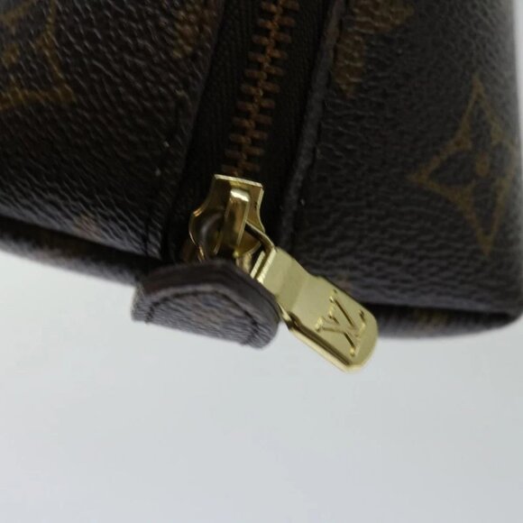 LOUIS VUITTON Monogram Trousse Demi Ronde Cosmetic Pouch M47520 LV Auth 67715 - Picture 8 of 14